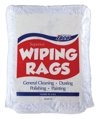 COTTON RAGS WHT 4LB