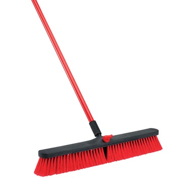 24" PUSH BROOM POLY