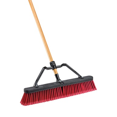 PUSH BROOM POLY 24"