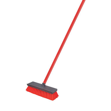 48" Stl Handle Floor Scrub Brush
