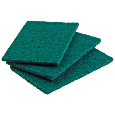 LIBMAN SCOURING PADS GRN 3 PK