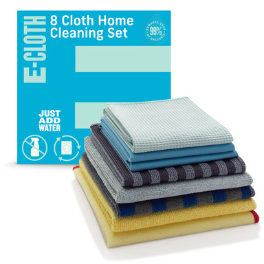 E-Cloth Home Cleaning Polyester/Polyamide/Polypropylene Home Cleaning Set 8 pk