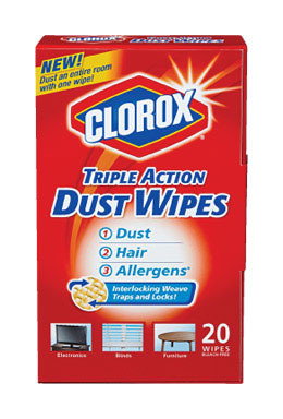 CLOROX DUST WIPES 20CT