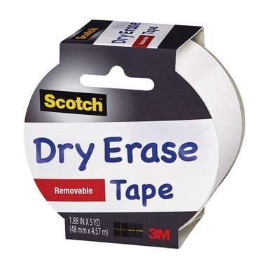 DRY ERASE TAPE 1.88"X5YD