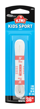 Kiwi Shoe Laces Sport 36" Wht