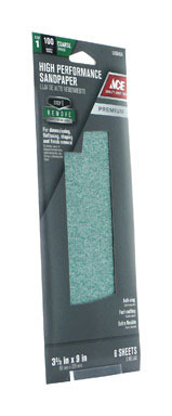 Sandpaper 1/3sht100g 6pk