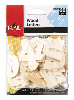 LETTERS BOLD 1.25" 60PK