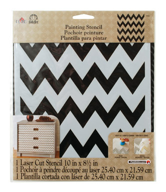 STENCIL CHEVRON  10"