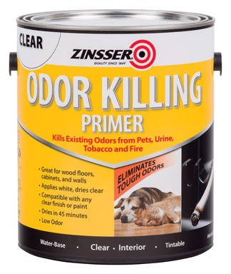 Zinsser Clear Flat/Matte Water-Based Acrylic Odor Killing Primer 1 gal