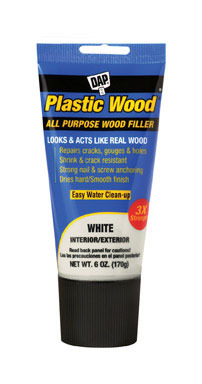 6OZ DAP White Plastic Wood