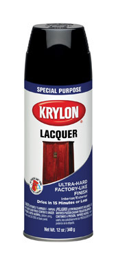 LACQUER SPRY GLS BLK12OZ