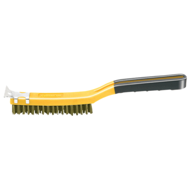 WIRE BRUSH/SCRAPR 14"BRS