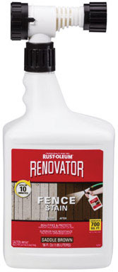 FENCE STAIN SDLBRWN 56OZ