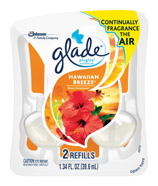 Glade Plug-Ins Hawaiian Breeze Scent Air Freshener Refill 1.34 oz Liquid