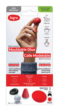 MOULDABLE GLUE ASST 3PK