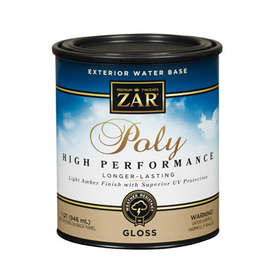Zar QT Clear Gloss Exterior Poly