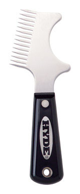 Black & Silver Brush Comb