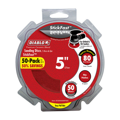 STICKFAST DISC 5"80G 50P