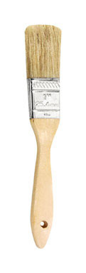 1" White Bristle Chip Brush