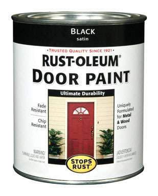 DOOR PAINT BLACK QT