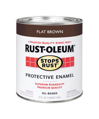 ENAMEL FLT BROWN QT