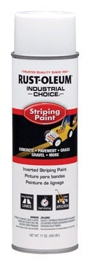 Rust-Oleum Industrial Choice White Inverted Striping Paint 18 oz