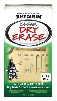 DRY ERASE PAINT CLR 16OZ