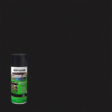 Rust-Oleum Specialty Flat Black Camouflage Spray Paint 12 oz