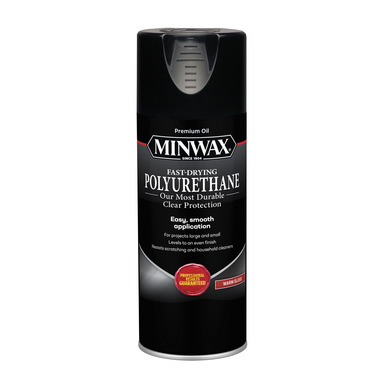 Minwax Fast-Drying Polyurethane Aerosol Gloss Clear Oil-Based Fast-Drying Polyurethane 11.5 oz