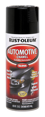 SPRAY ENAMEL AUTO BLACK