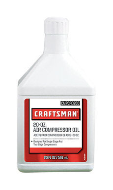 Craftsman Air Compressor Lubricating Oil 20 oz
