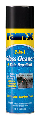 RAINX GLASS CLEANER 18OZ