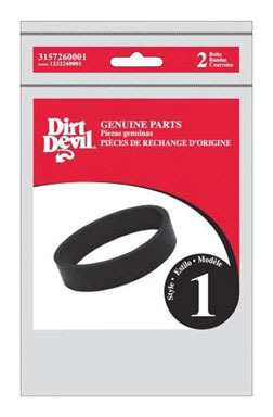 Dirt Devil Vacuum Belt For Belt 2 pk