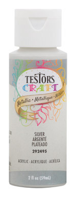 2OZ Silvr Metallic Acrylic Paint