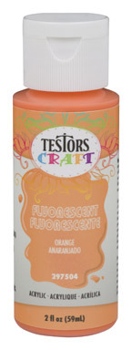 2OZ Orange Fluor Acrylic Paint