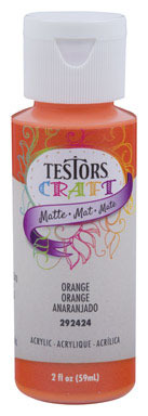 2OZ Orange Matte Acrylic Paint