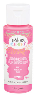 2OZ Pink Fluor Acrylic Paint