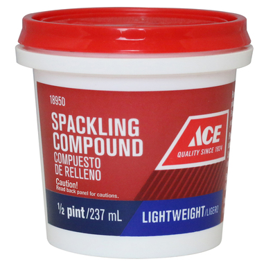ACE 1/2PT White LW Spackling