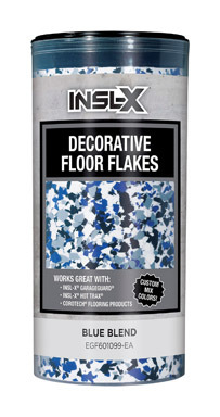 Decor Floor Flks Blu10oz