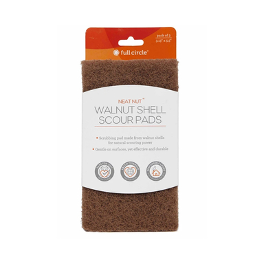 SCOUR PAD NEAT NUT 3PK