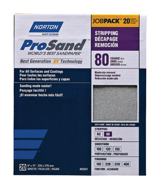 SANDPAPPER CRS 80G 20PK