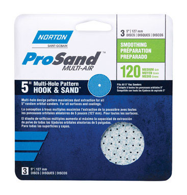 SAND DISC 5"120GRIT 3PK