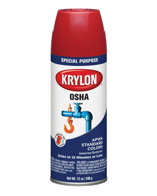 SPRYKRYLON SAFTY RED12OZ