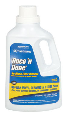 Armstrong Once'N Done Citrus Scent Floor Cleaner Liquid 64 oz
