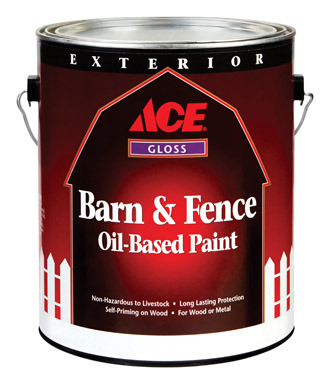 BARN FENCE OIL WHT GL