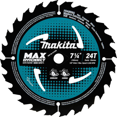 Disco 7-1/4" - 24t Max Makita