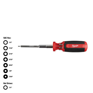 9-IN-1 SAE HEX KEY DRIVR