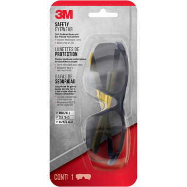 3M SAFTY GLASSES GRY A/F