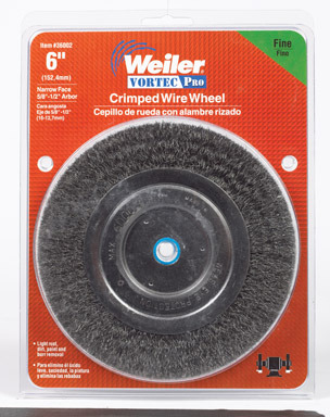 WIRE WHEEL 6"FINE NARROW