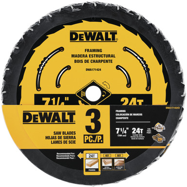 DW CIRC BLD7-1/4"24T 3PK